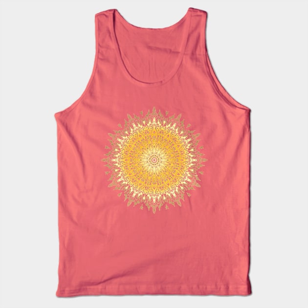 Sun Mandala Tank Top by BeeryMethod